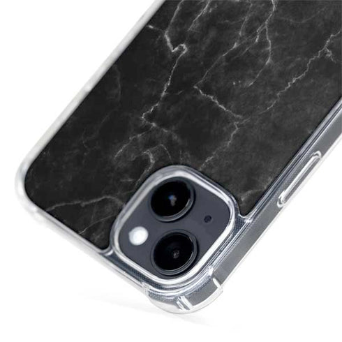 Black Marble iPhone 15 MagSafe Case